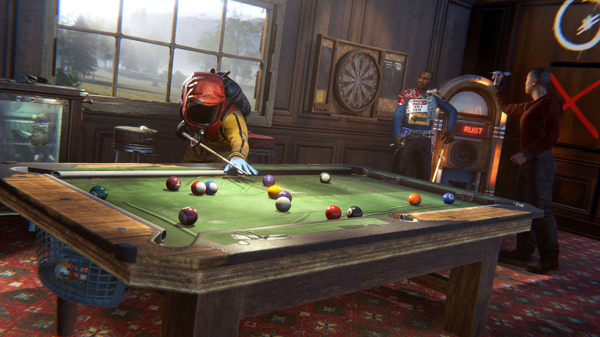 دیالسی Bar Games Pack راست با میز بیلیارد، دارت و جوکباکس