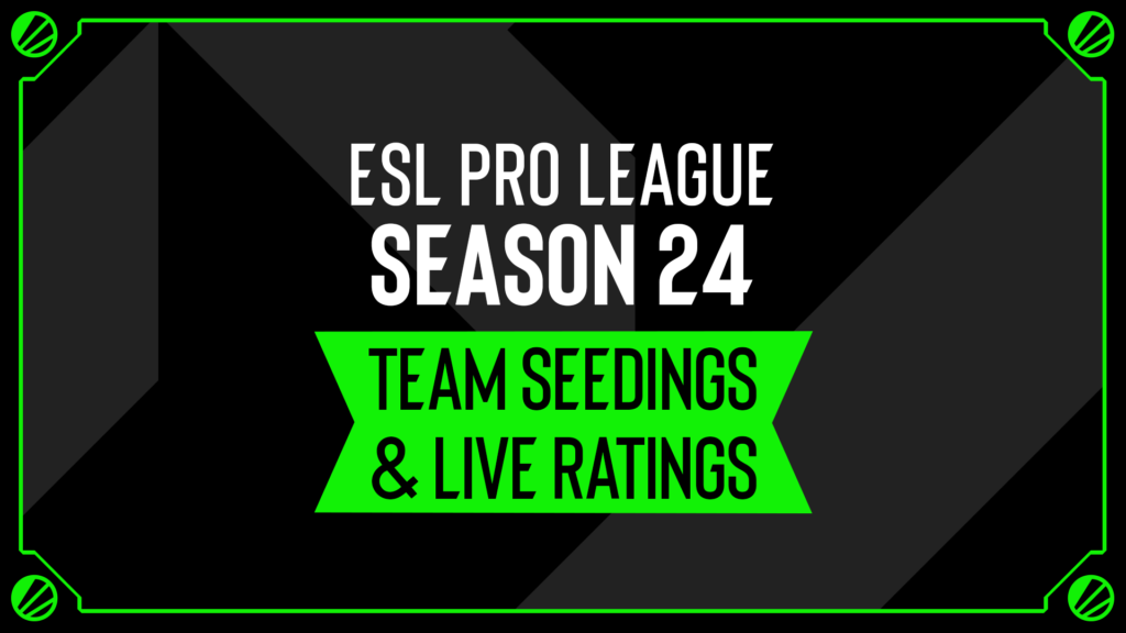 سیدینگ ESL Pro League فصل ۲۴ اعلام شد؛ این بار خود تیم‌ها به هم رأی دادند